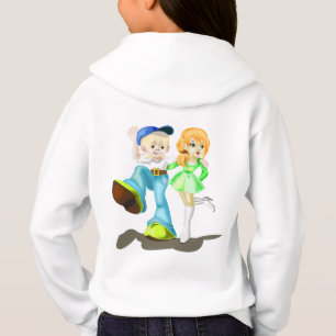Lycklig Friends Hoodie - anpassadet T Shirt