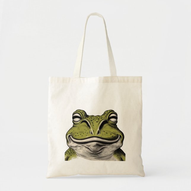 Lycklig Frog, Groda Älskare Tygkasse (Framsidan)