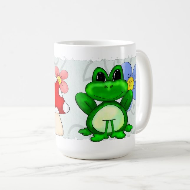 Lycklig Frog i Vår Kaffemugg (Framsida höger)