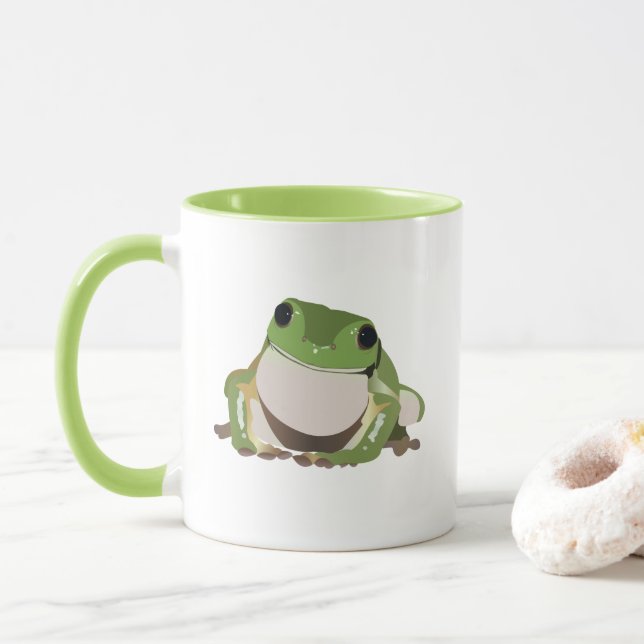 Lycklig Frog Mugg (Med munk)