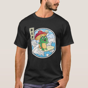 Lycklig Frog Mushroom Cottagecore Aesthetic Kawaii T Shirt