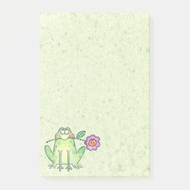 Lycklig Frog Post-it Block (Framsida)