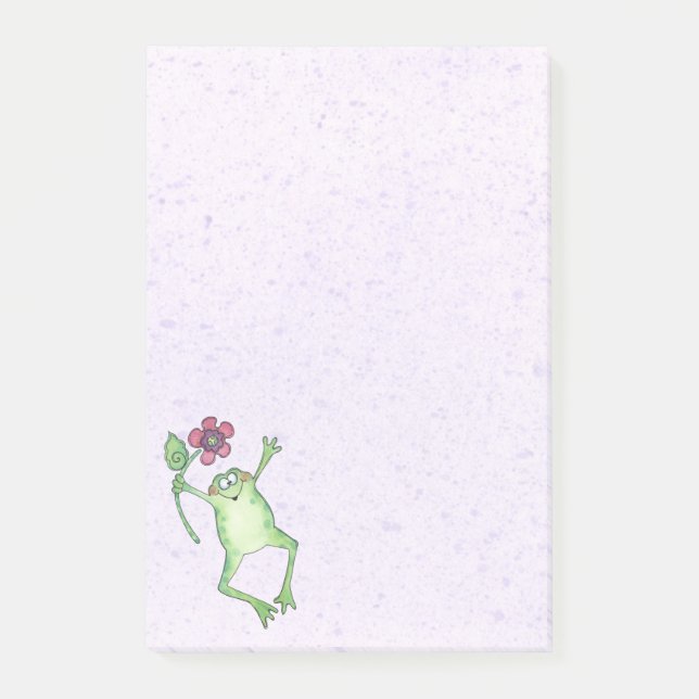 Lycklig Frog Post-it Block (Framsida)