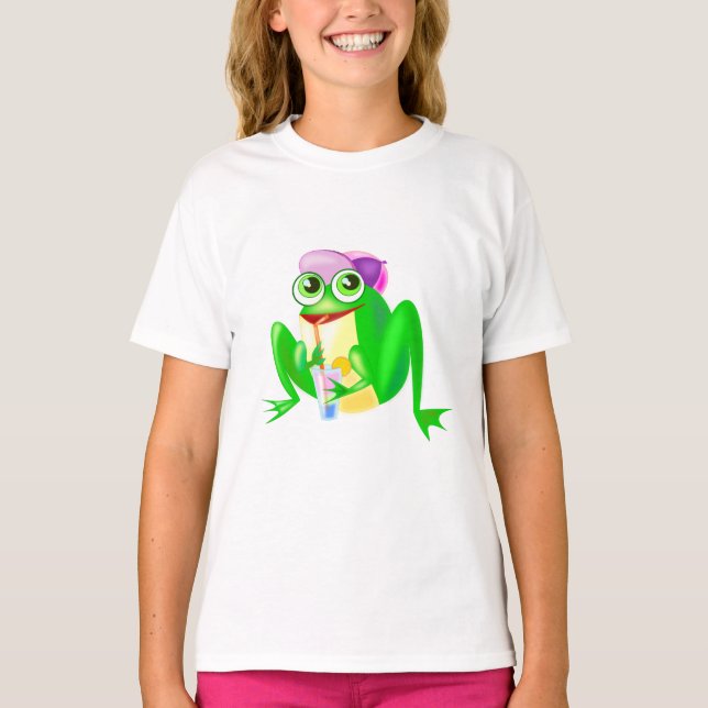 Lycklig Frog T-Shirt (Framsida)