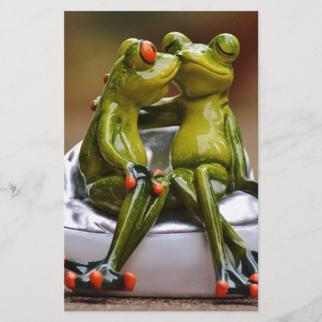 Lycklig Frogs Brevpapper (Framsida)