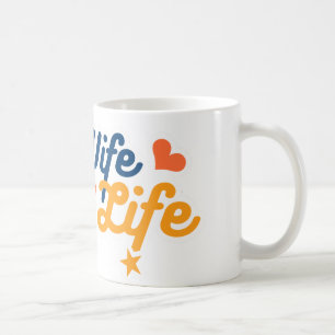 LYCKLIG FRU, LYCKLIG LIVmugg: Klassiker Kaffemugg