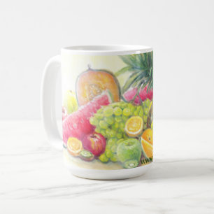 Lycklig frukter kaffemugg