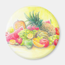 Lycklig frukter magnet