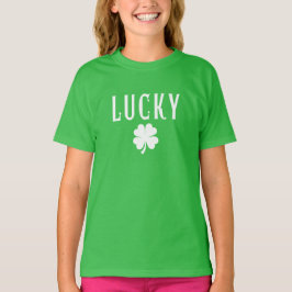 Lycklig Fyrklöver St Patrick's Day T-Shirt