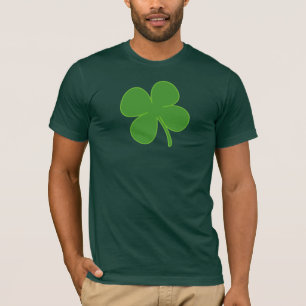 Lycklig fyrklöver T-tröja T Shirt