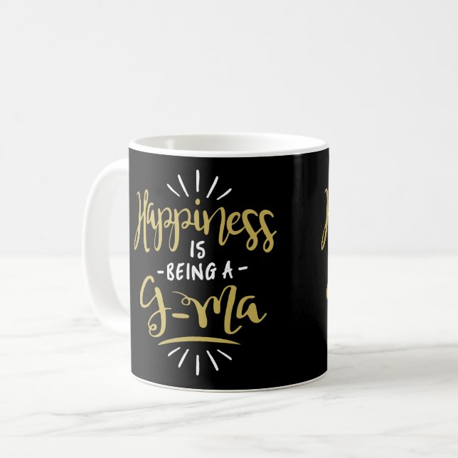 Lycklig G-Morsa Kaffemugg (Framsida vänster)