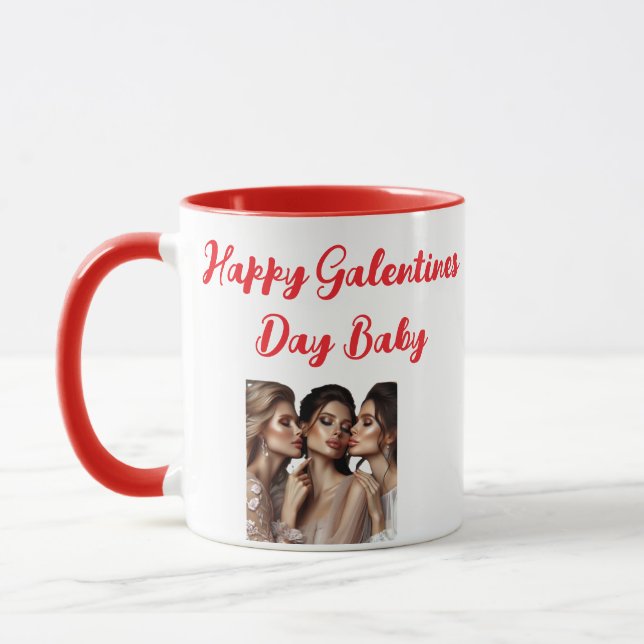 Lycklig Galentines Day Baby Mugg (Vänster)