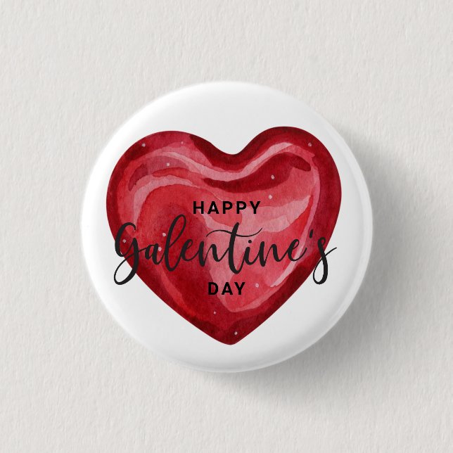 Lycklig Galentines Day Knapp (Framsida)