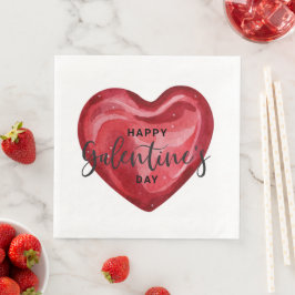 Lycklig Galentines Day Pappersservett