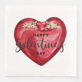 Lycklig Galentines Day Pappersservett