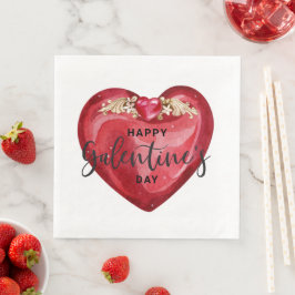Lycklig Galentines Day Pappersservett