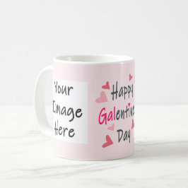 Lycklig Galentins dag Alla hjärtans dag Personlig Kaffemugg