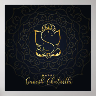 Lycklig Ganesh Chaturthi Poster