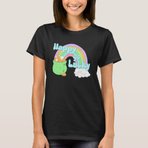 Lycklig går Lucky Patrick's Day Rainbow for Boys G T Shirt