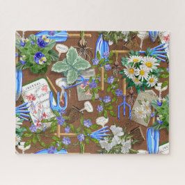 Lycklig Gardener Jigszawa Puzzle Pussel