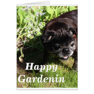 Lycklig Gardenin Hälsningskort