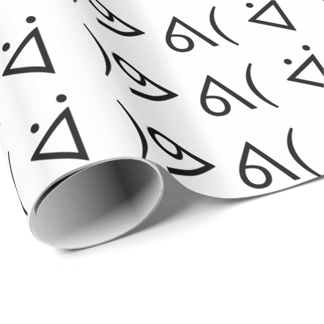 Lycklig Gary ᕕ( ᐛ )ᕗ Meme Emoticon Emoji Text Art Presentpapper (Rullad Hörn)