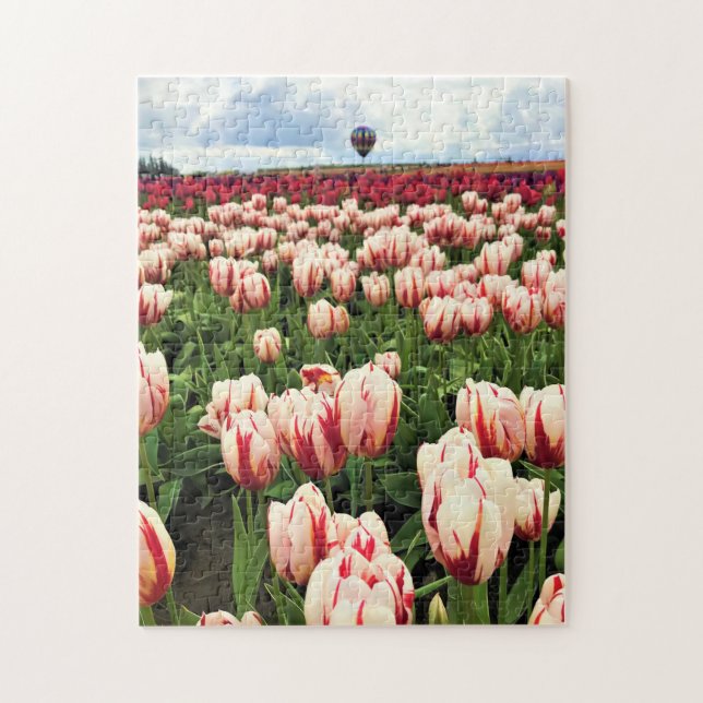 Lycklig Generation Tulip Fält, Oregon Pussel (Vertikal)