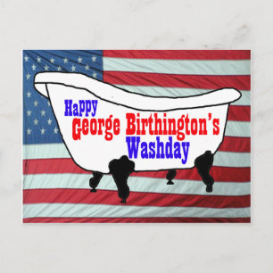 Lycklig George Birthingtons tvättdagsprodukter Vykort
