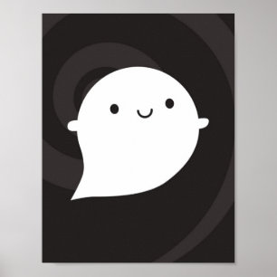 Lycklig Ghost Poster