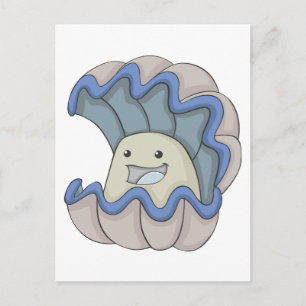 Lycklig Giant Clam Vykort