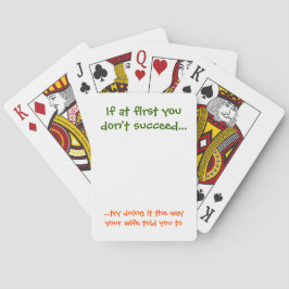 Lycklig Gift liv fnyj Make fønne Humor Casinokort