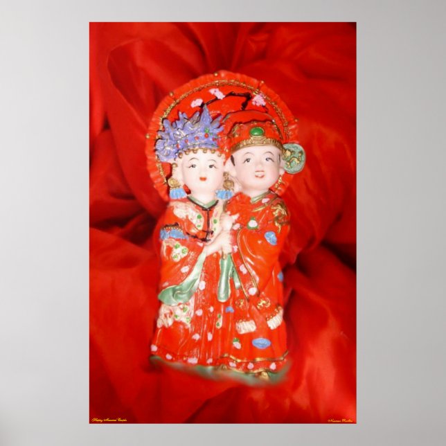 Lycklig-gift par Poster (Framsidan)