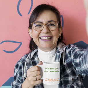 Lycklig gifta livstids visdom för maka Humor-kaffe Mugg