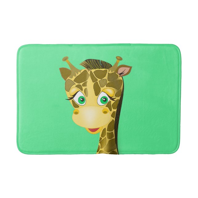 Lycklig Giraffe Funny Bath Mat Badrumsmatta (Framsidan)
