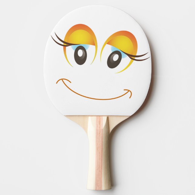 LYCKLIG GIRL ANSIKTE PINGISRACKET (Framsidan)