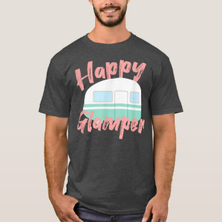 Lycklig Glamper Glamping Camping Gifts for Girls W T Shirt