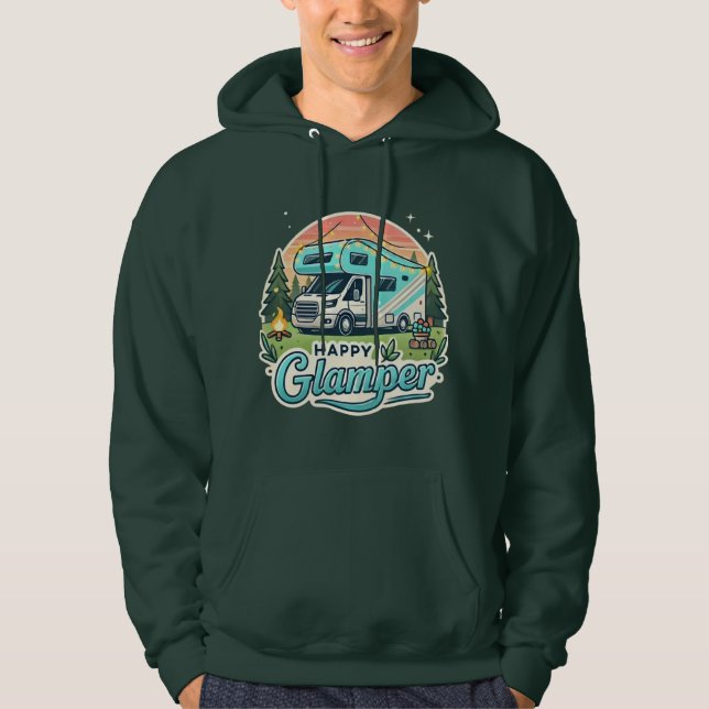 Lycklig Glamper Manar Hoodie (Framsida)