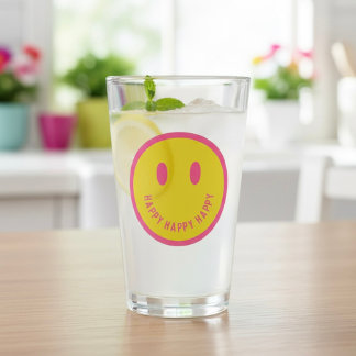 Lycklig Glass Glaskopp