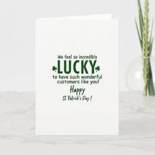 Lycklig Glitter Textur St Patricks Kort
