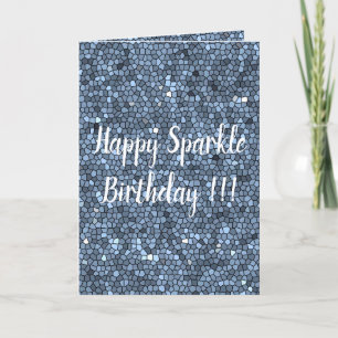 Lycklig Gnistra Birthday Kort