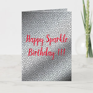 Lycklig Gnistra Birthday Kort