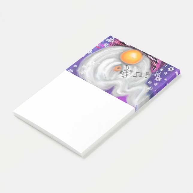 Lycklig Gnome Funny Jul Post-it® Notes Post-it Block (Vinklad)