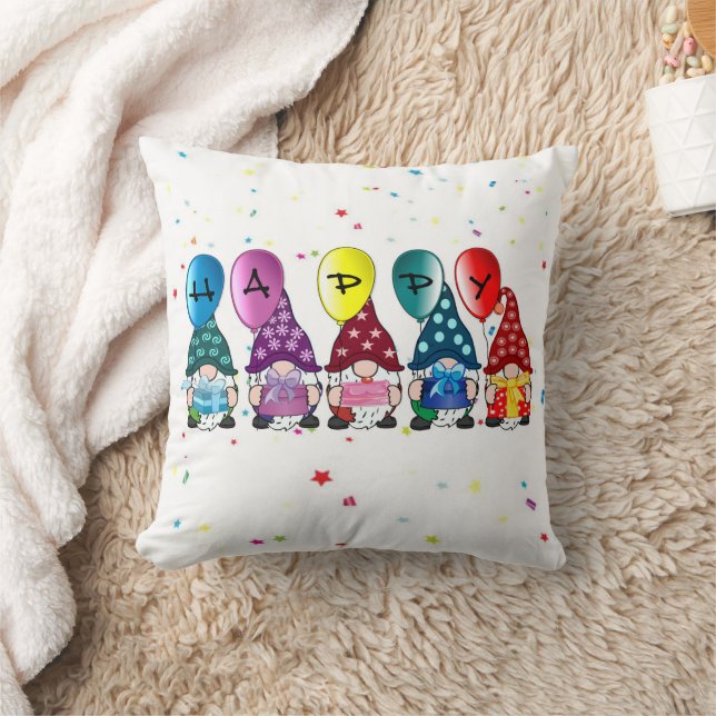 Lycklig Gnomes Kudde (Filt)