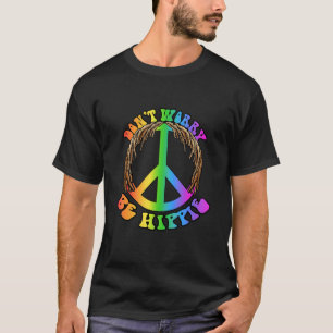 Lycklig Go Hippie Rasta Design T Shirt