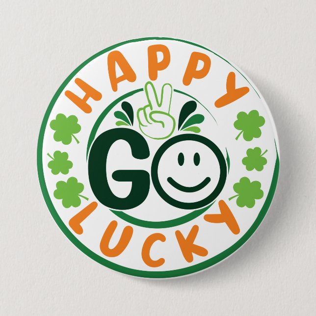 Lycklig Go Lucky-52904 Knapp (Framsida)