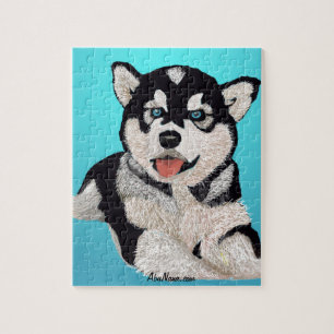 Lycklig Go Lucky Puppy Pussel