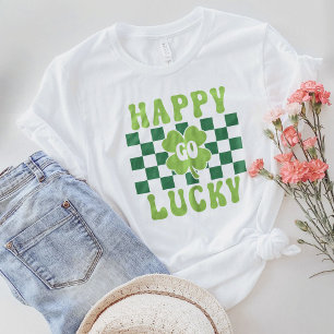 Lycklig Go Lucky Shirt, St patrick's day T-Shirt