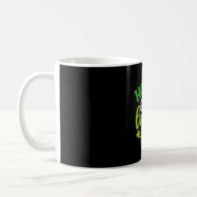 Lycklig Go Lucky St patrick's day Kaffemugg (Vänster)