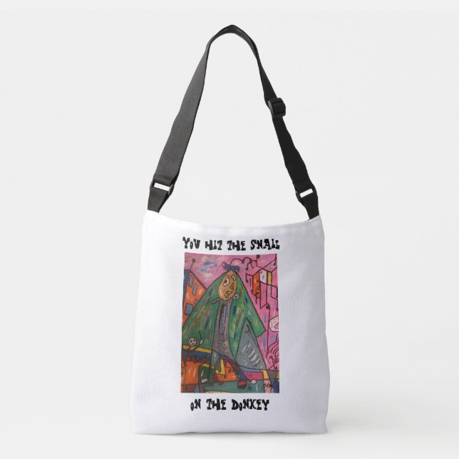 Lycklig Go Lucky Tote Bag Axelväska (Framsida)