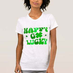 LYCKLIG GO LUCKY Women's Tshirt shamrocks T Shirt